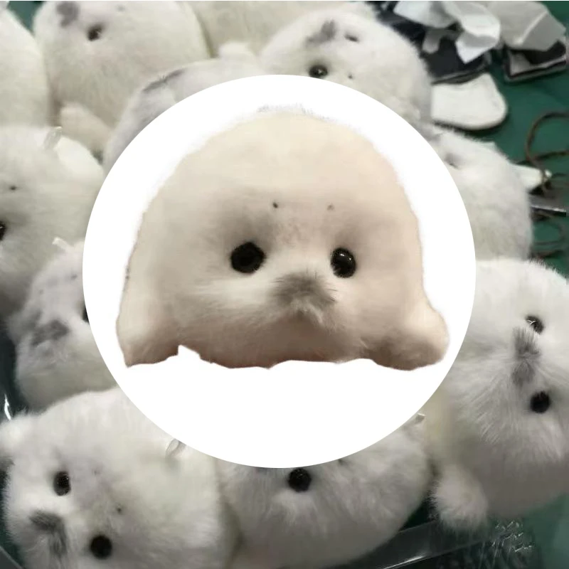 Schattige Baby Seal Pluche Pop Hanger Oceaan Simulatie Speelgoed Souvenir Seal Bag Charm Baby Cadeau Zachte Seal Souvenir Hanger