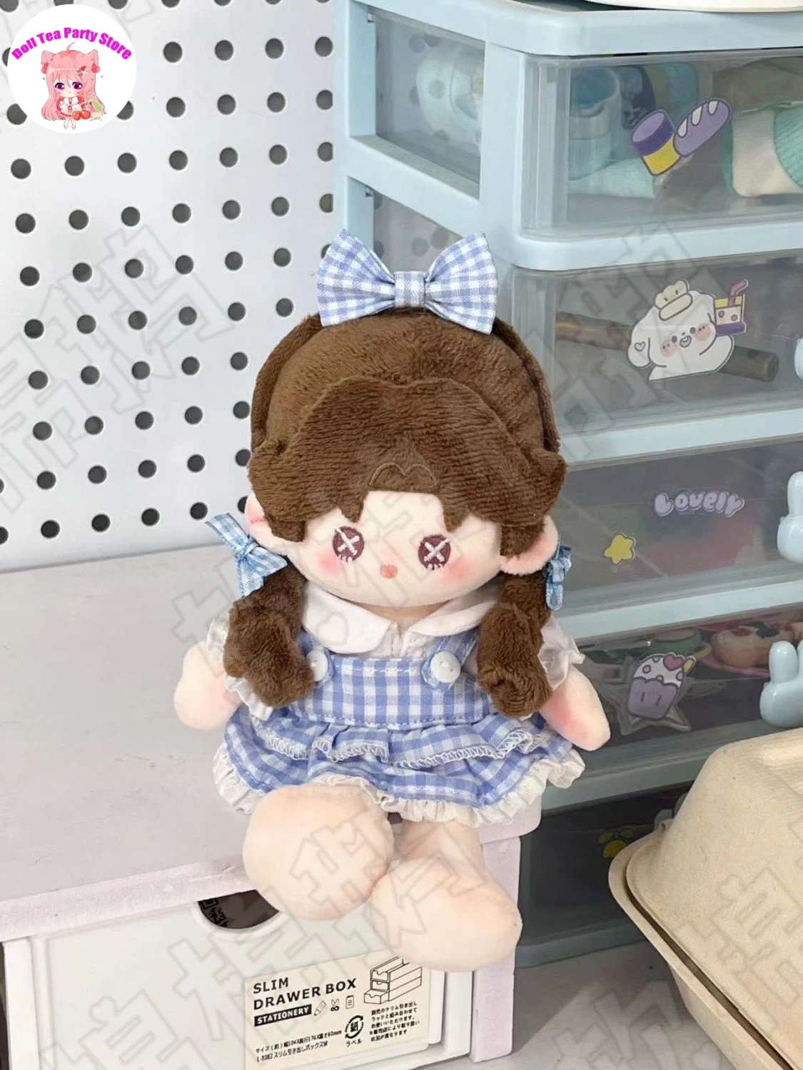 Little Girl Plush Doll With Clothes Anime Identity Ⅴ Long Leg Body Figure Toys Cartoon Dress Up Plushie 40cm Anime Gift