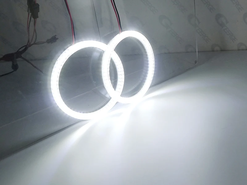 لمرسيدس بنز R الفئة W251 R320 R350 R500 R63 الترا برايت المفتاح DRL بدوره إشارة LED عيون الملاك عدة خواتم هالة