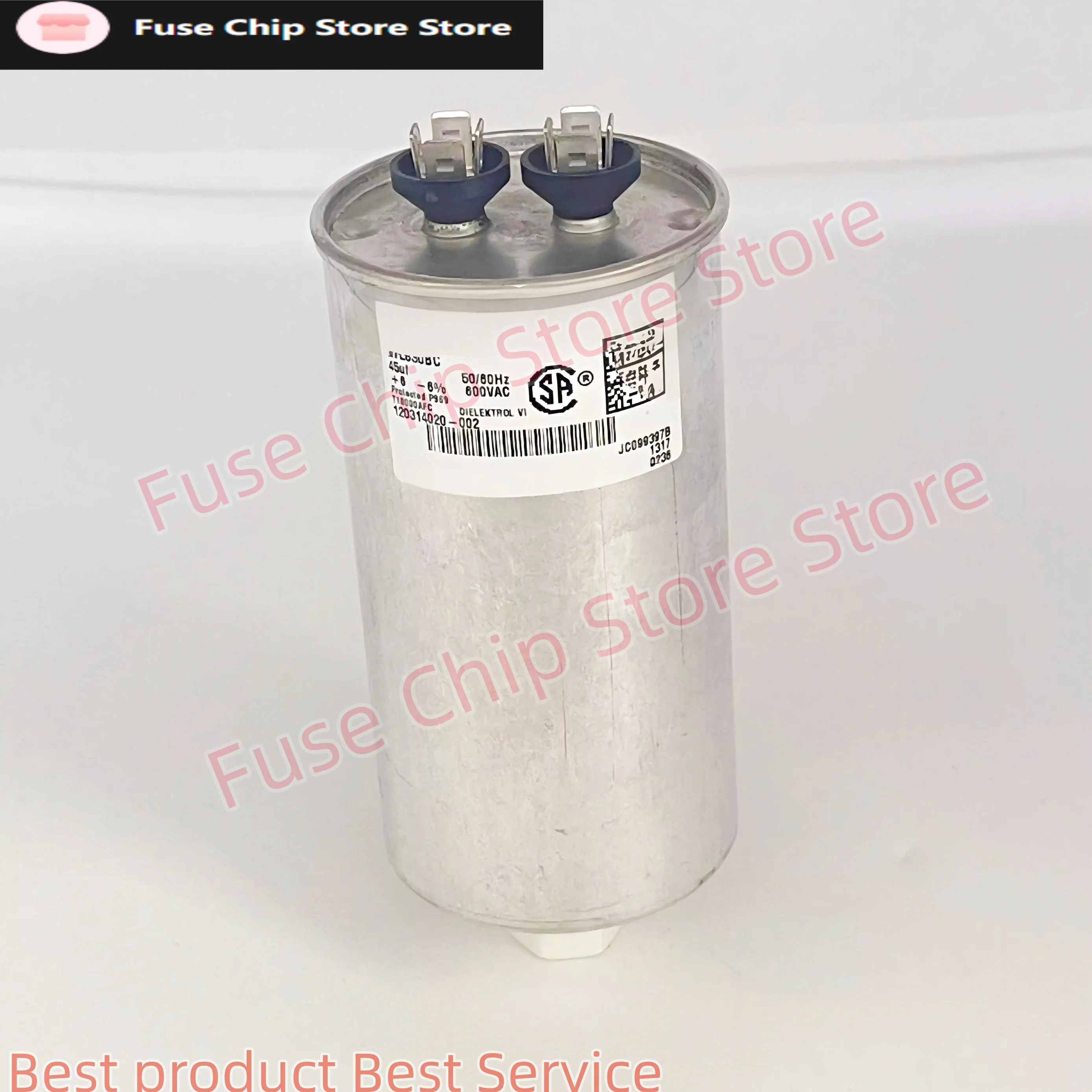 

1 шт./лот. Новый конденсатор 27L830BC, 45 мкФ, 600 В переменного тока, 63,5*122*147 мм, масляный, для фильтра чиллера.