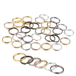 50-200pcs/lot 4-20mm Open Jump Rings Double Loops Split Rings Connectors For DIY Jewelry Making Supplies