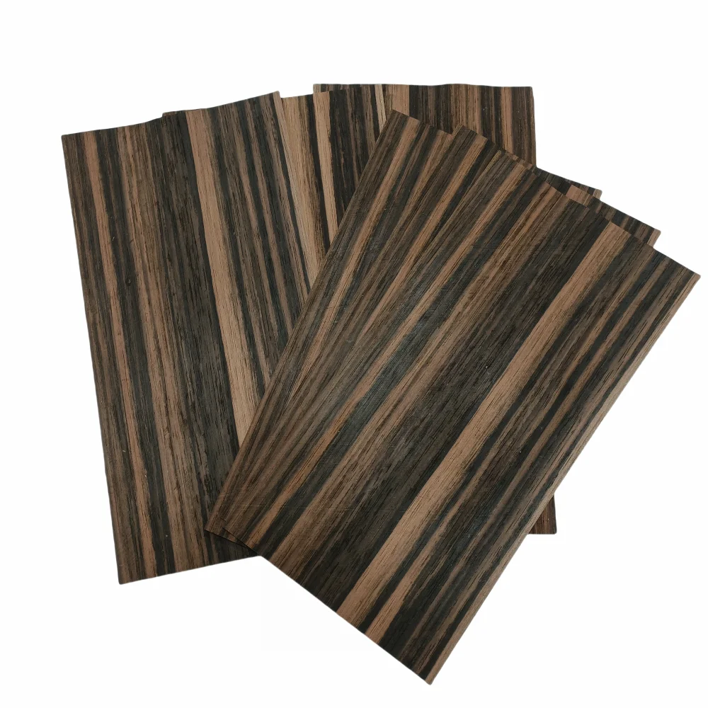 10 قطع من ورق قشرة خشب الأبنوس، تنطبق على مضرب تنس الطاولة ولوحة الأصابع وطباعة نقش يدوية وجيتار ماركيهري #1