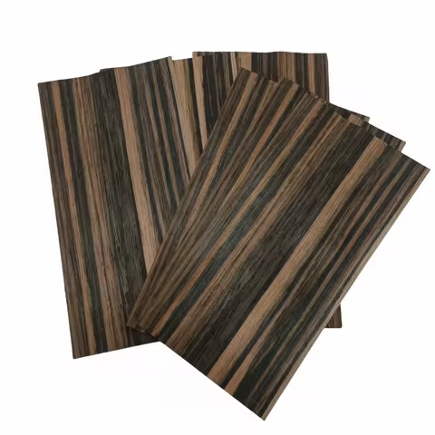 10 PCS Ebony Wood Veneer Sheet,Apply for Table Tennis Racket Fingerboard Deck Engraving Print Handmade Craft Marquetry Guitar