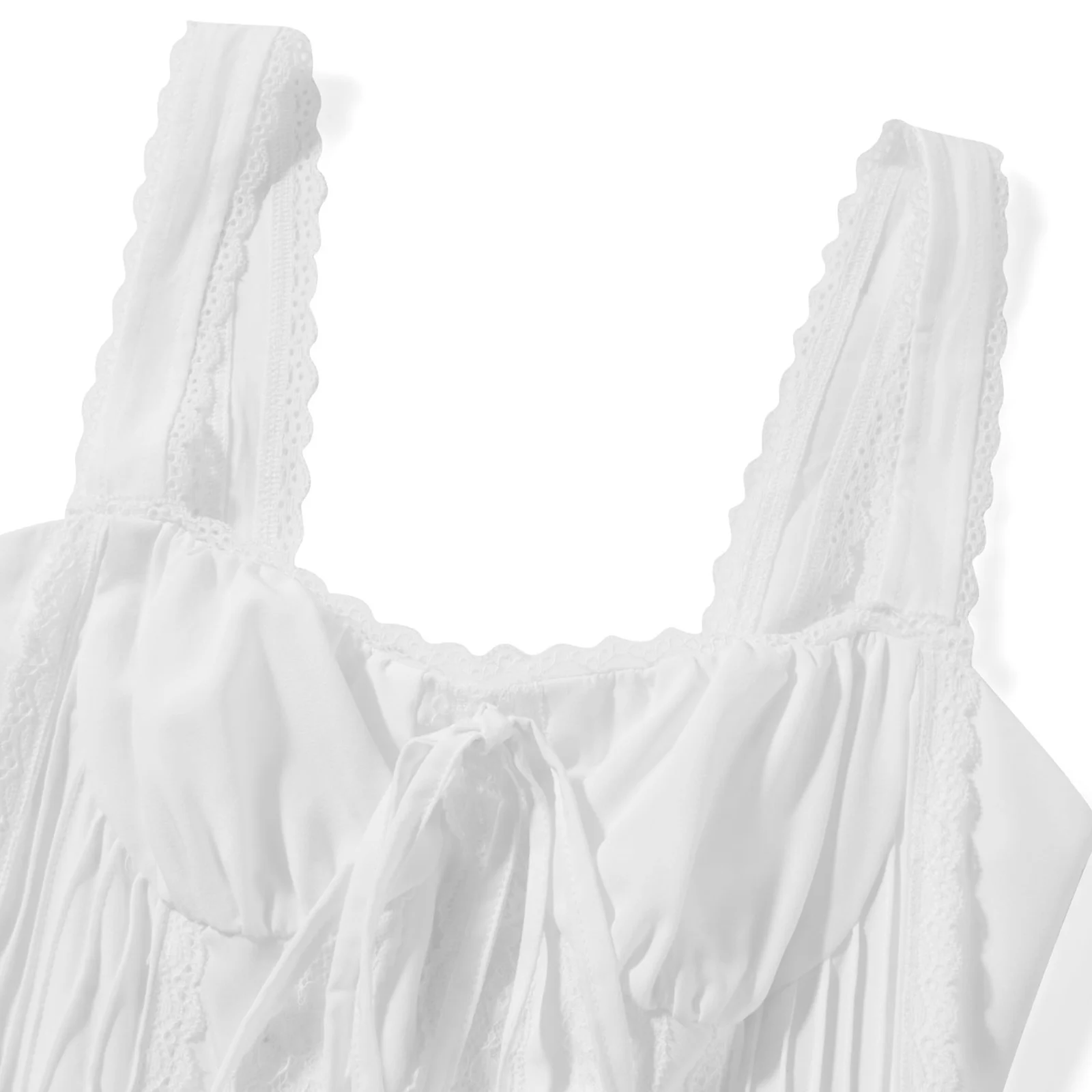High Quality Sweet Backless Mini Dress Women Elegant Lace Hem Chest Wrap Suspenders Dresses Summer White Robes Vestidos