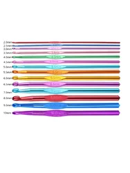 Multiple SizesRandom Colors Needle Knitting Set Crochet Hooks Set Crochet Needles For Knitting Crochet Set of Hooks Knitting