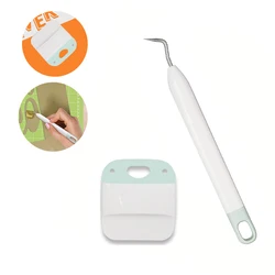 2Pcs Vinyl Kit Craft Weeder And Scraper Tools For Cricut, Lettering, Craft Weeding Tools For Cricut Stencils/Oracal Vinyl
