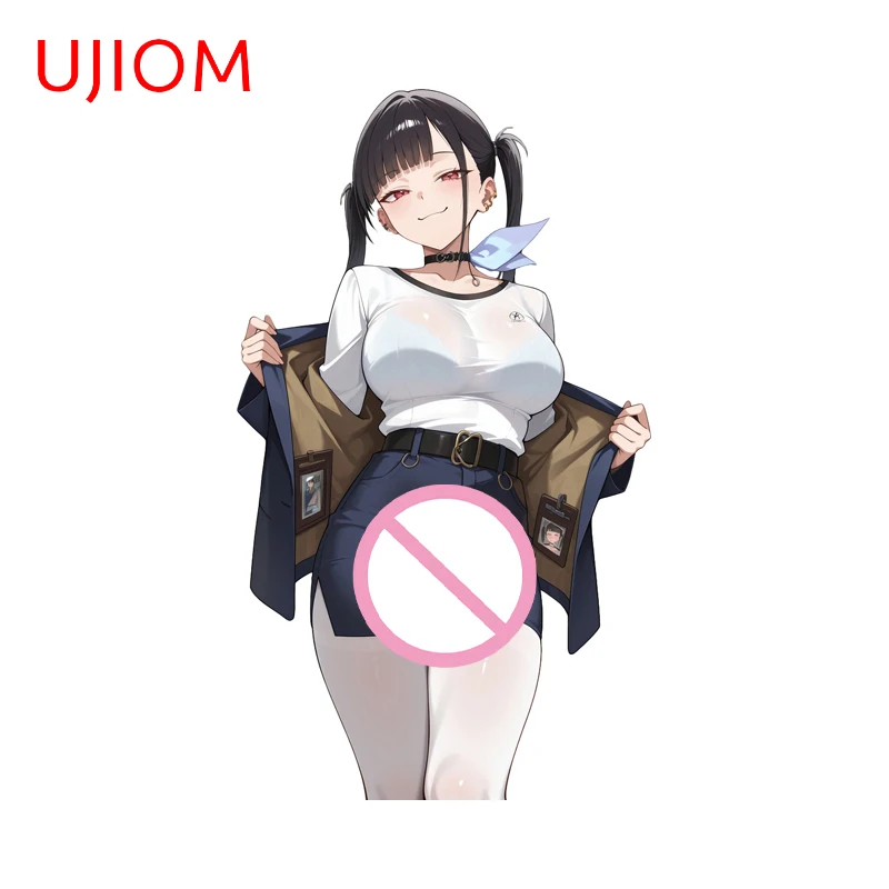 UJIOM Futanari Attractive Graffiti Wall Sticker Amusing Bedroom Closets Decal Occlusion Scratch Simple Wardrobe Vestibule Decor