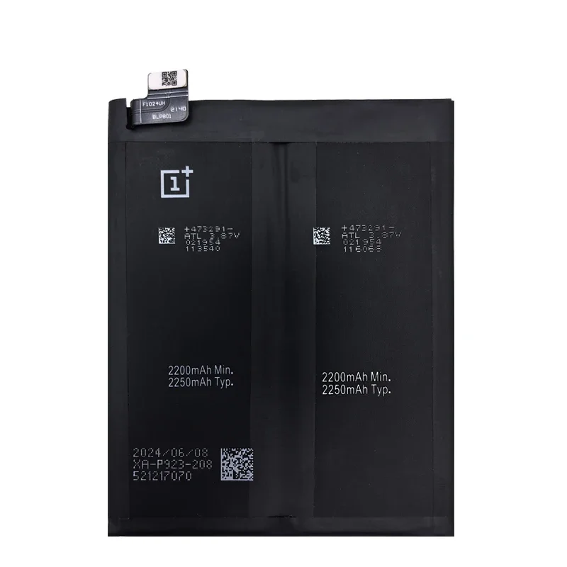 2024 Years Original New High Quality One plus BLP801 Phone Battery For Oneplus 8T / 9R 4500mAh Replacement Batteries Bateria