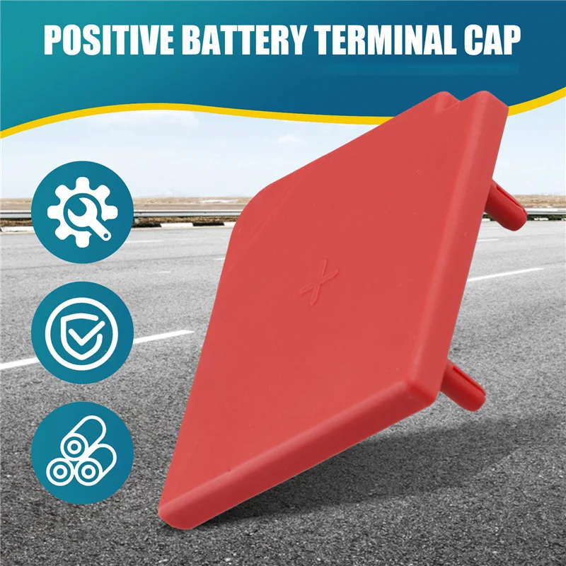 

2X Battery Positive Terminal Cover Cap For Mercedes W204 W211 W169 W203 W222 A0015460835 0015460835