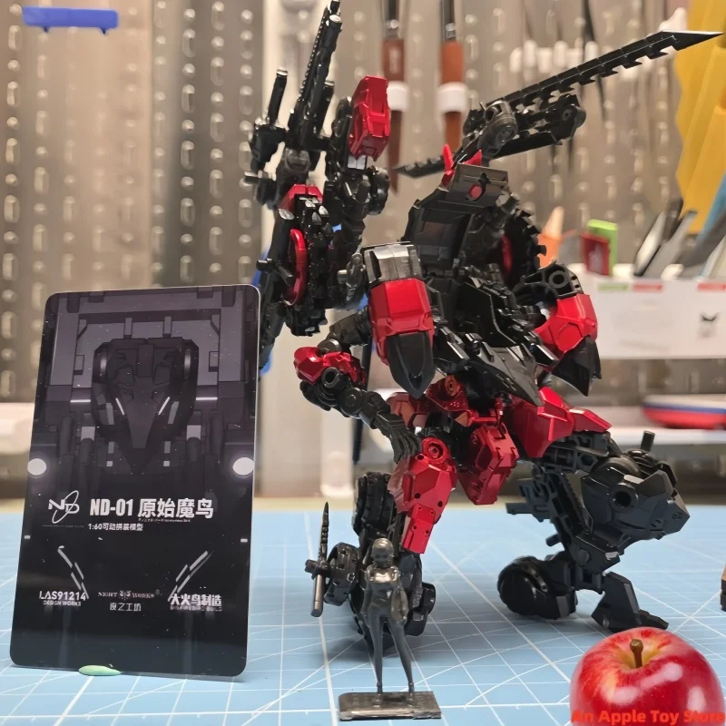 Night Works BIGFIREBIRD Anonymous Bird Action Figure 1/60 Scale Assembly Model Kit Transformation Mecha Toys Gift