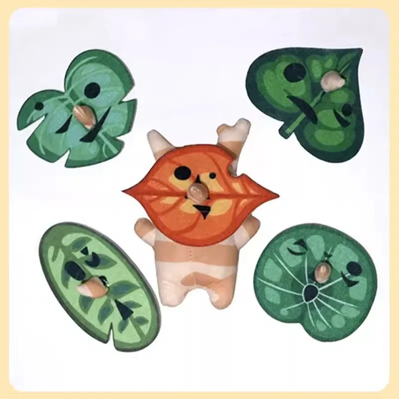 New The Legend of Zelda Korok Plush Changeable Sounding Stuffed Toy Cartoon Anime Green Leaves Doll for Kids Birthday Gifts