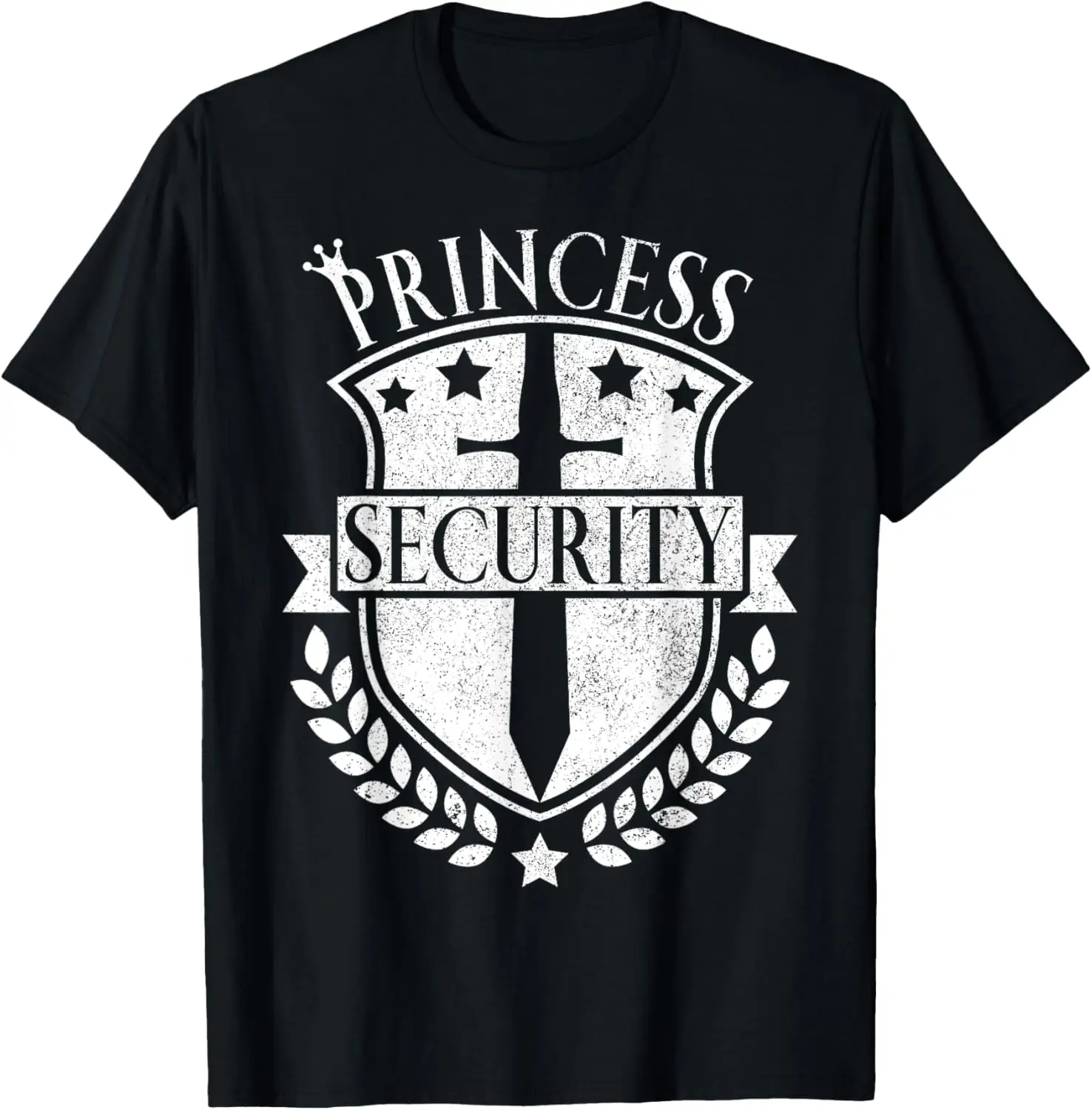 Mens Princess Security Outfit Bday Princess Security Costume T-Shirt