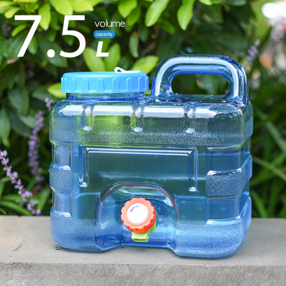5/5/5/7//10l tragbarer Wassereimer, der Reinwasser tank behälter mit Wasserhahn für das Kochen von Picknick im Freien fährt