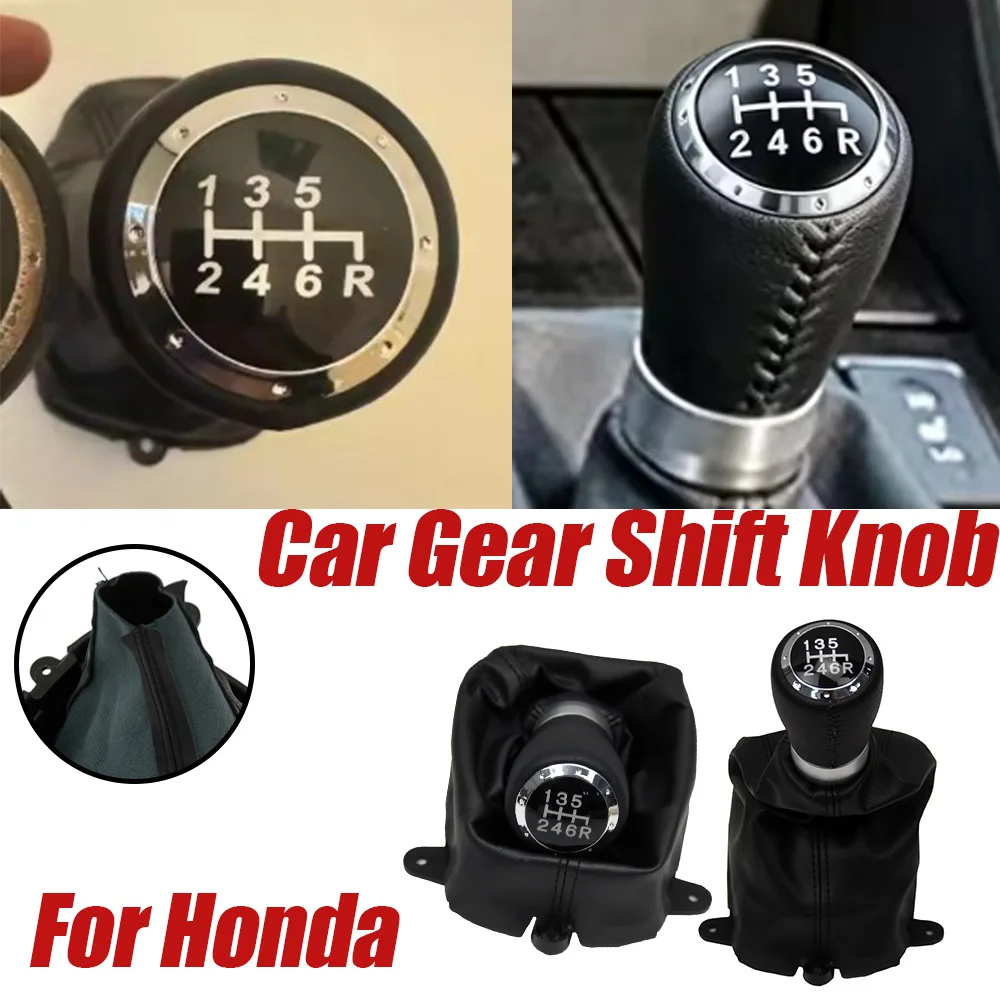 5/6 Speed For Honda Accord VIII 8 MK8 2008 2009 2010 2011 2012 2013 2014 Car Gear Shift Knob Interior Lever HandBall Auto Parts