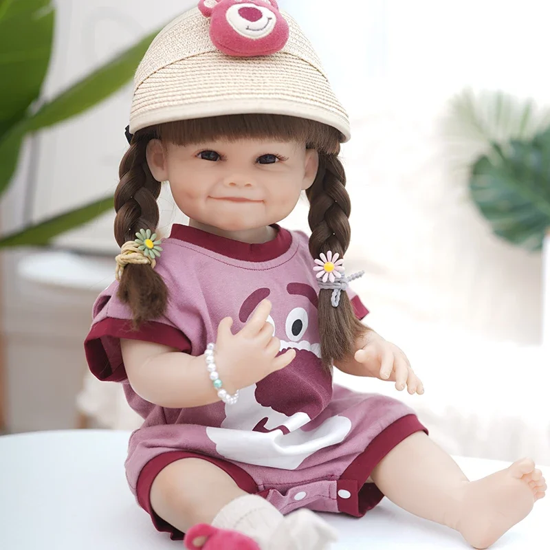 

Full Body Soft Silicone Reborn Toddler Doll Lifelike Soft Touch High Quality Dolls for Girls Gifts Beautiful Baby Reborn Dolls