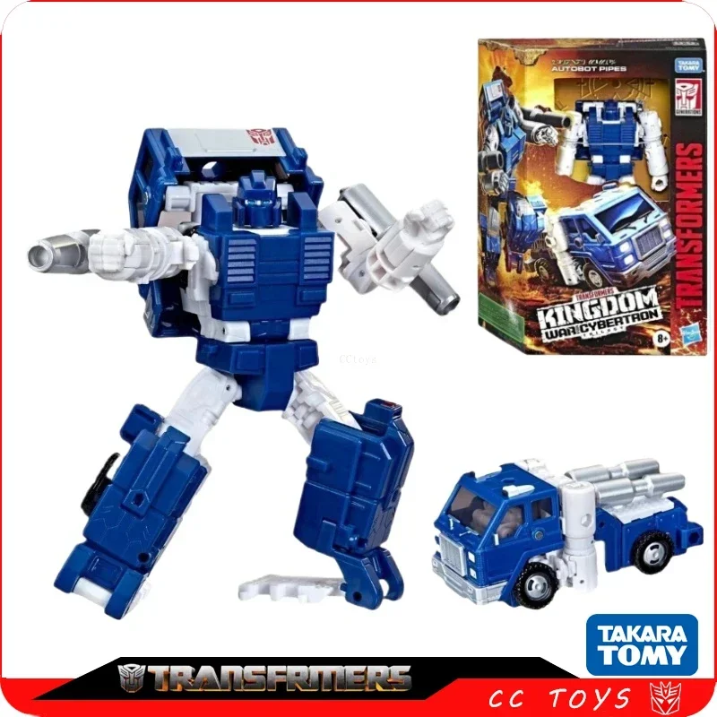 In stock Takara Tomy Transformers Kingdom series WFC-K32 autobot pipes action figures robot toys collection hobbies collectibles