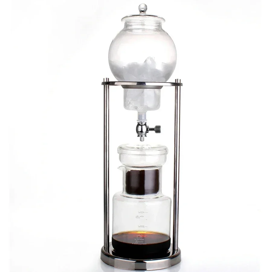 600ml Drip Coffee Maker Espresso Filter Ice Cold Brew Coffee Glass Drip Pot