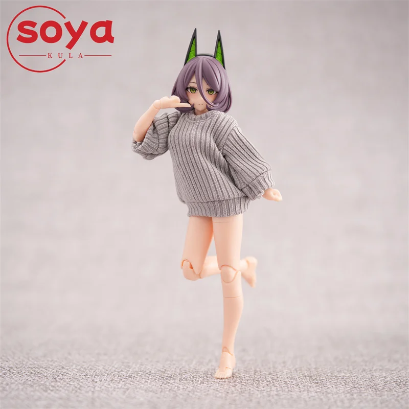 Sweat-shirt tricoté à l'échelle 1/12, vêtements, modèle adapté aux poupées corporelles de figurine d'action féminine de 6 pouces