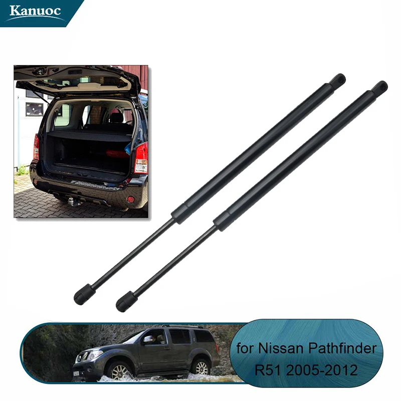 

2Pcs Rear Trunk Tailgate Boot Gas Spring Shock Lift Struts Support Arm Bar Car Accessories For Nissan Pathfinder R51 2005-2013