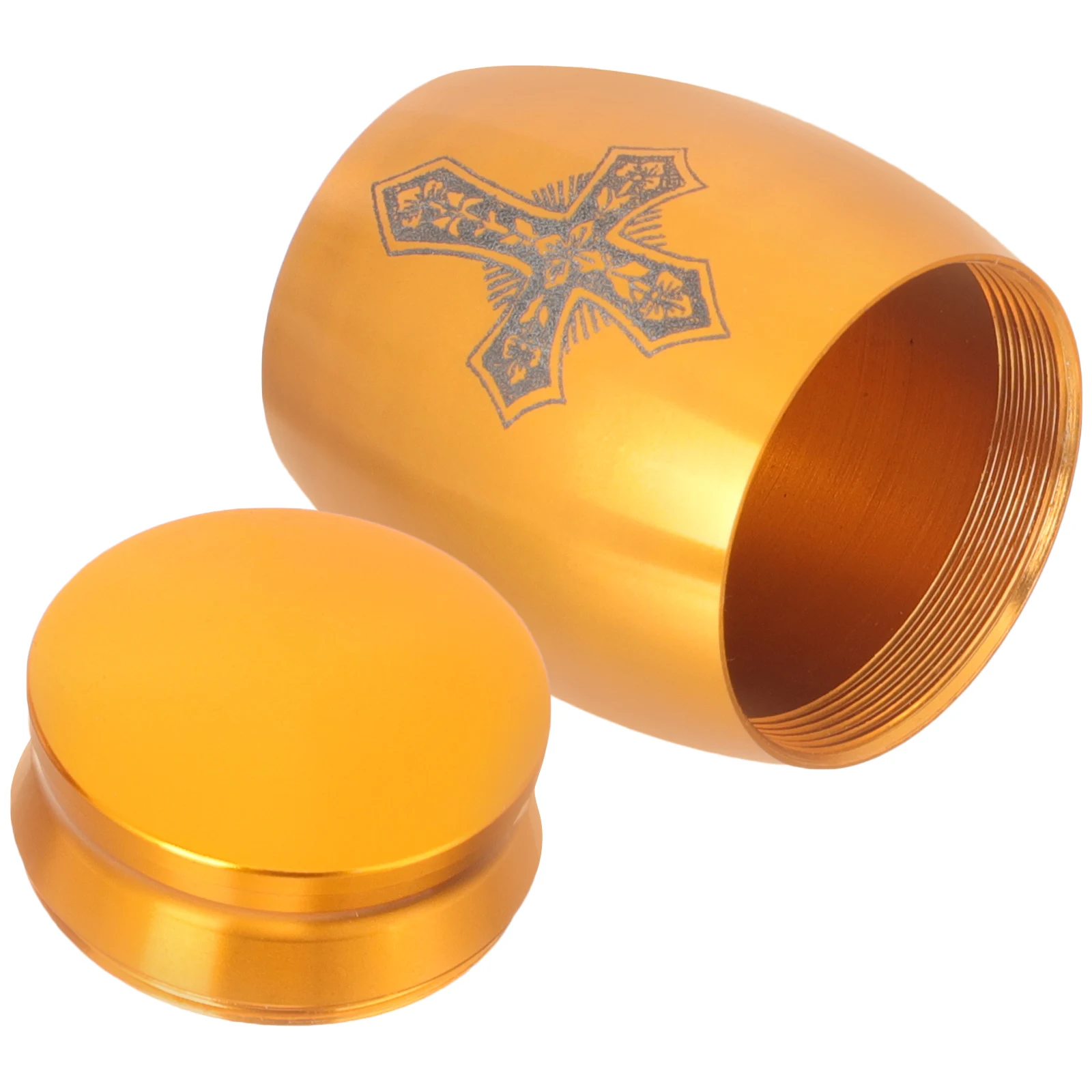 

Metal Ashes Urns Small Human Casket Decorative Keepsake Smooth Surface Durable Proper Size Pet Supplies