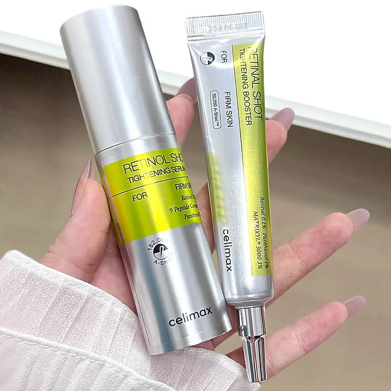 

Сыворотка Celimax Vita A Retinol Shot: Укрепляющий и увлажняющий бустер для сужения пор, уменьшения темных кругов и восстановления кожи