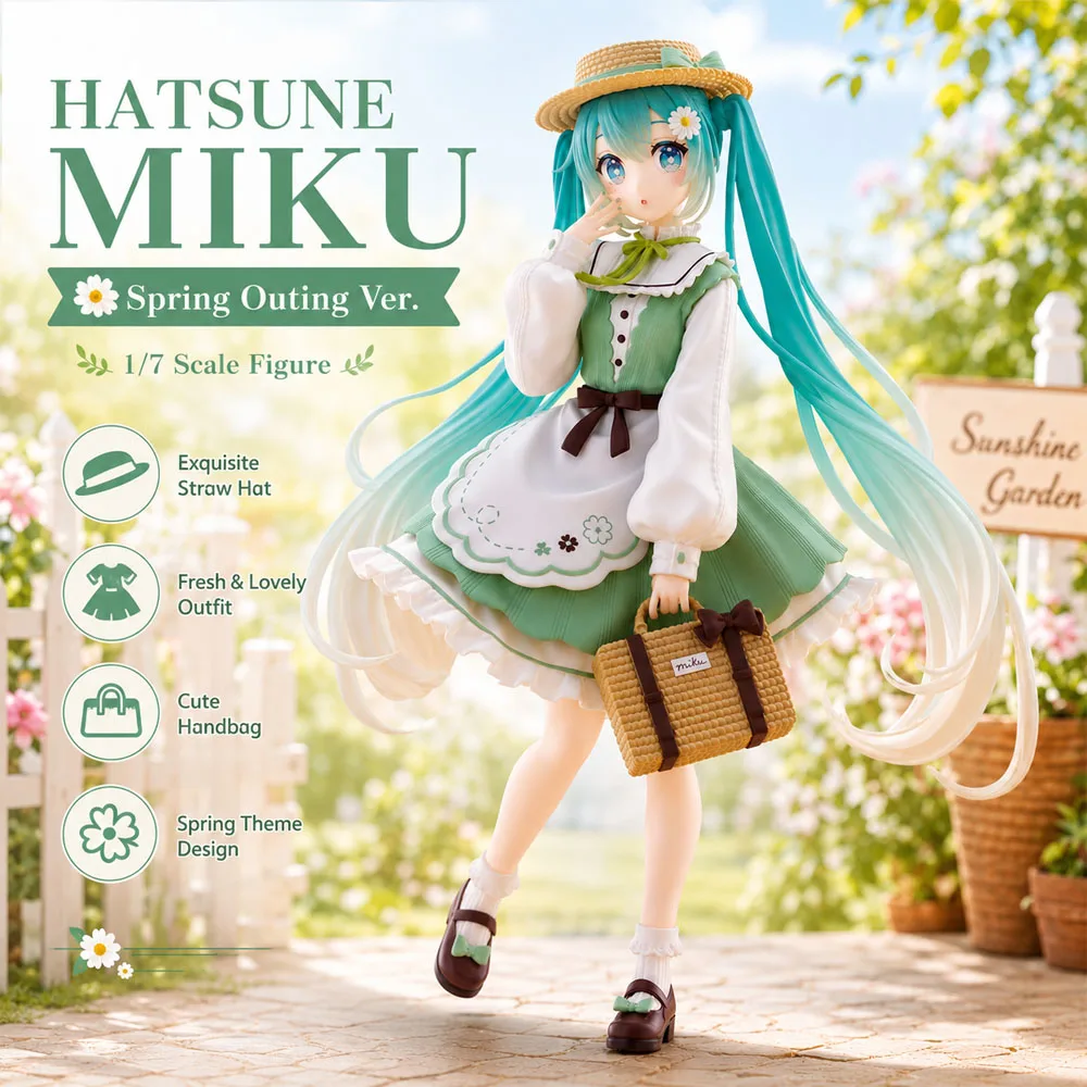

Kawaii Hatsune Miku Anime Figure PVC Statue with Collectible Desk Decoration Gift Hatsune Miku Anime Figure Birthday Gift