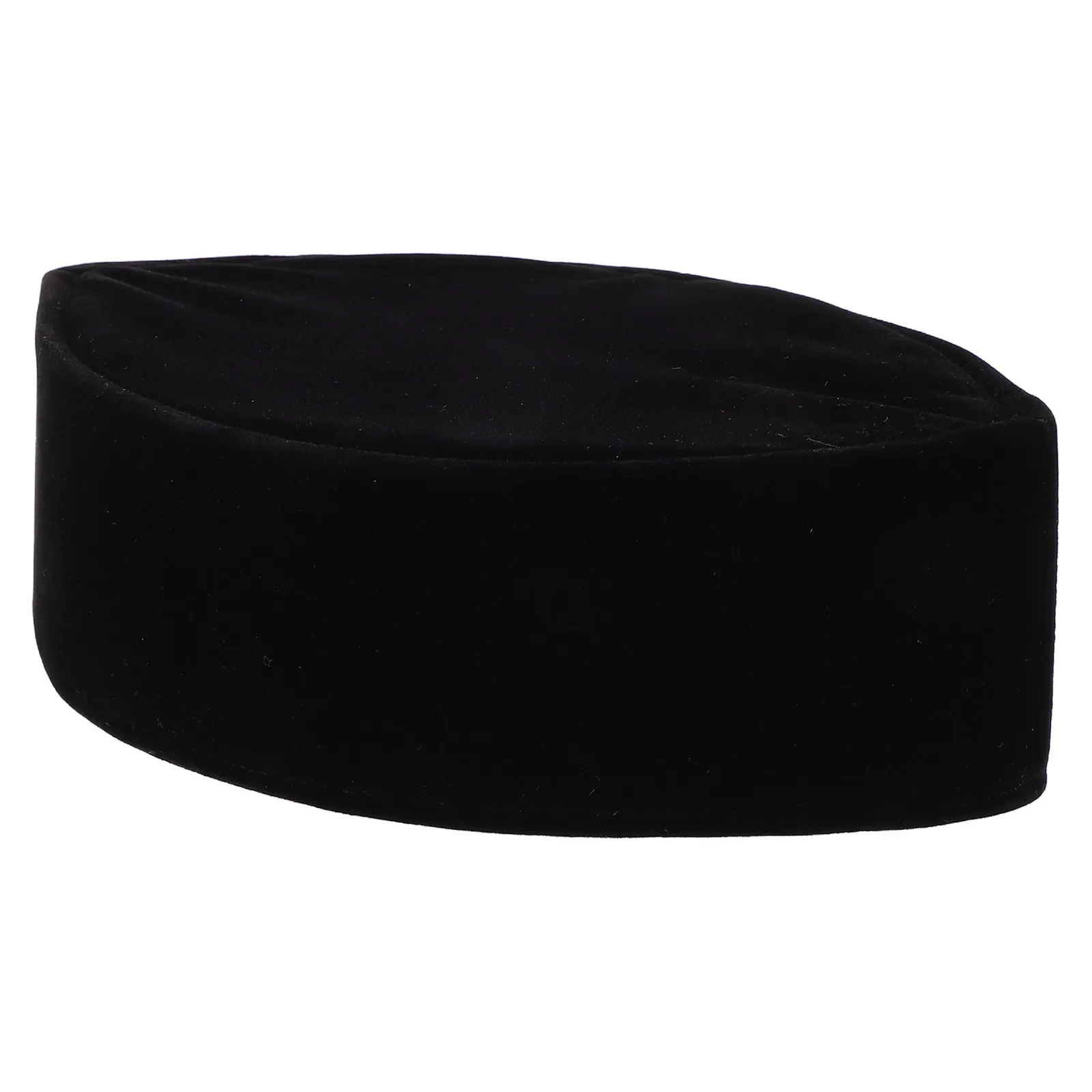 Southeast Asian Prayer Hat Soft Worship Beanie Islamic Hat Men Daily Use Classic Boat Design Soft Touch Boat Velvet Hats