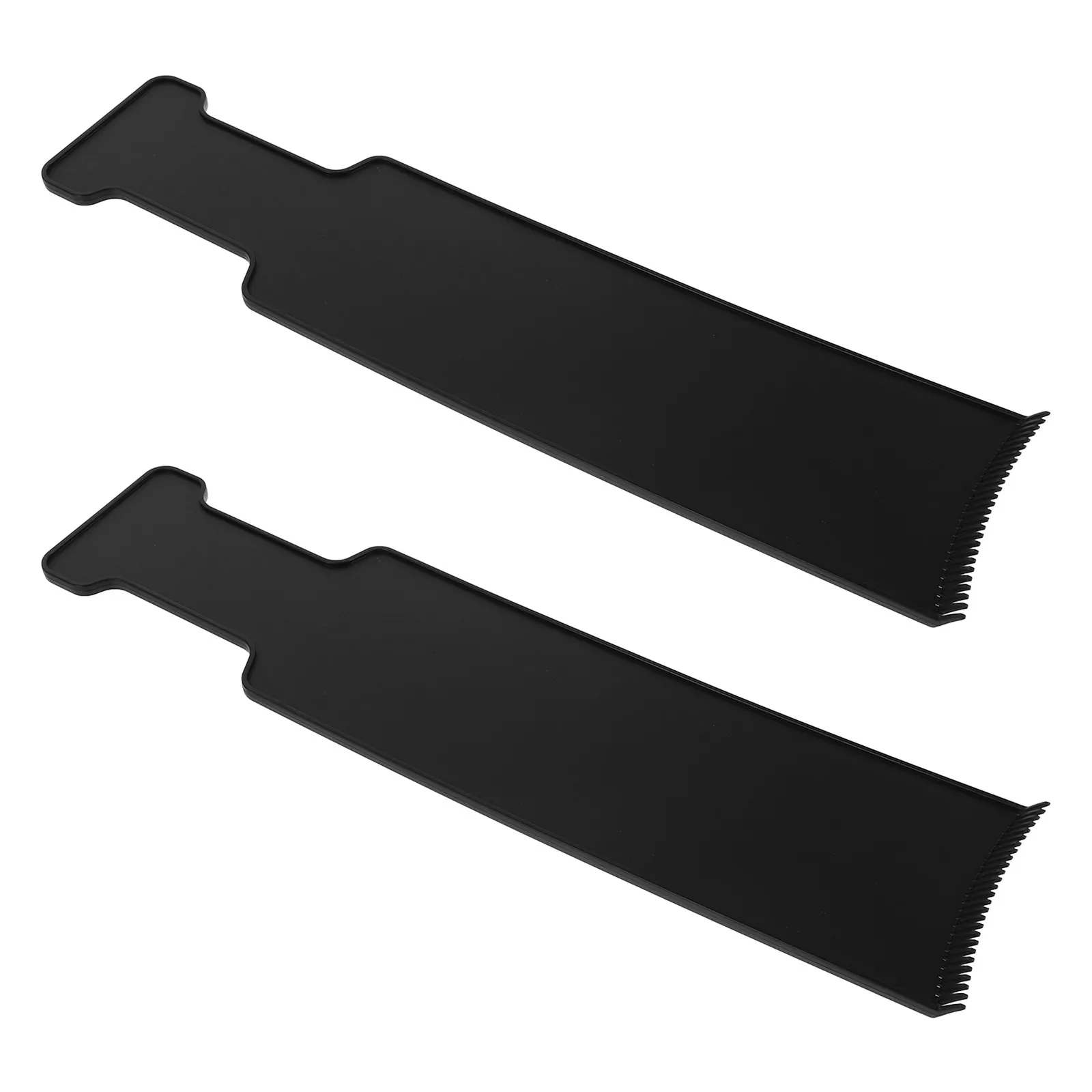 2Pcs Hair Highlighting Boards Plastic Foiling Combs Hairdressing Salon Tools Hair Dyeing Kit Highlight Comb for Stylists Color