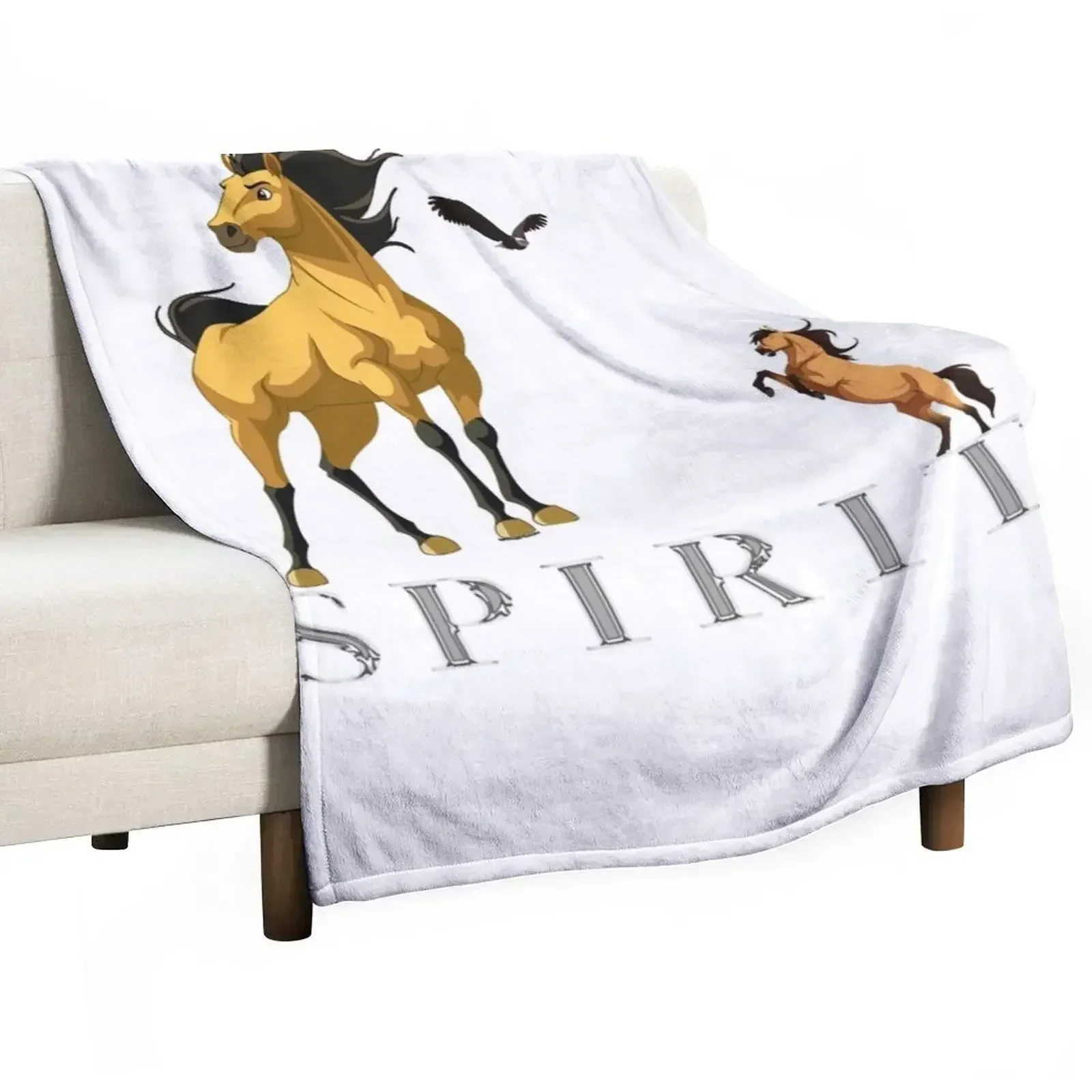 Spirit Stallion of the Cimarron Classic Throw Blanket for winter Nap Retros Blankets