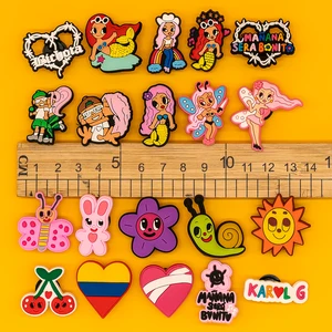 Lügenartige Reize für Clog, Schmetterling, Schnecke, Blume, Sonne, Stifte, Klammern, Dekoration für einen Garten, 1PCs, neu Hauptverkäufe Orange Jeans - №3