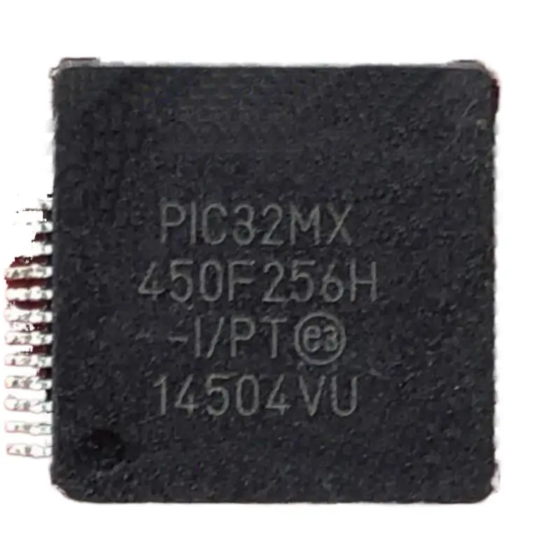 PIC32MX450F256H-I/PT QFP64 مخزون أصلي جديد، مرحبا بكم في التشاور. يمكن إطلاق النار على المخزون مباشرة