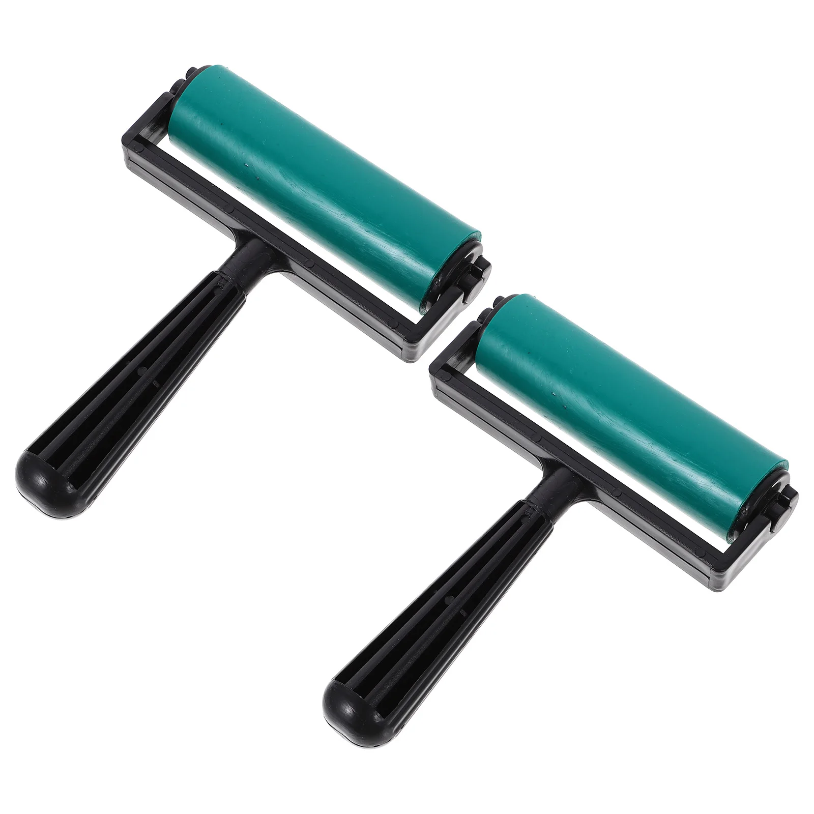 

2pcs Replaceable Ink Glue Cylinder Printmaking Roller For Diamond Drawing Painting Crafts Lightweight Durable Plastic