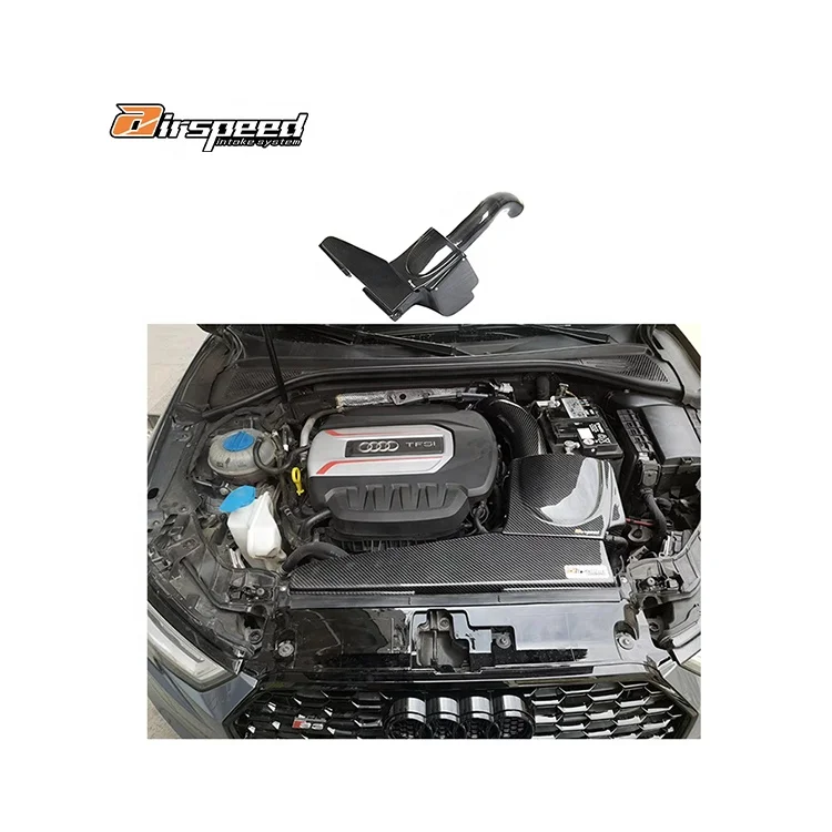 

Airspeed Brand Real Car Data Development 100% Dry Carbon Fiber Cold Air Intake System for AUDI A3 S3 1.8 2.0T EA888GEN3