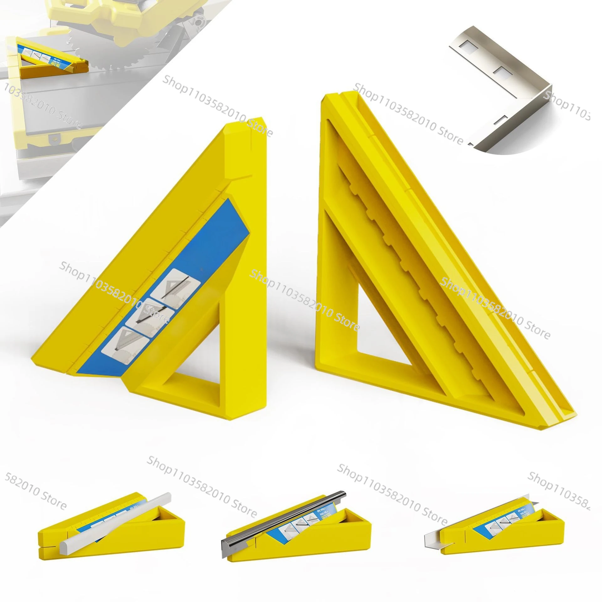 Tile Installation Tool, Tile Trim Cutting Device, Realizes 45° Bevel Cut for Ceramic Trims