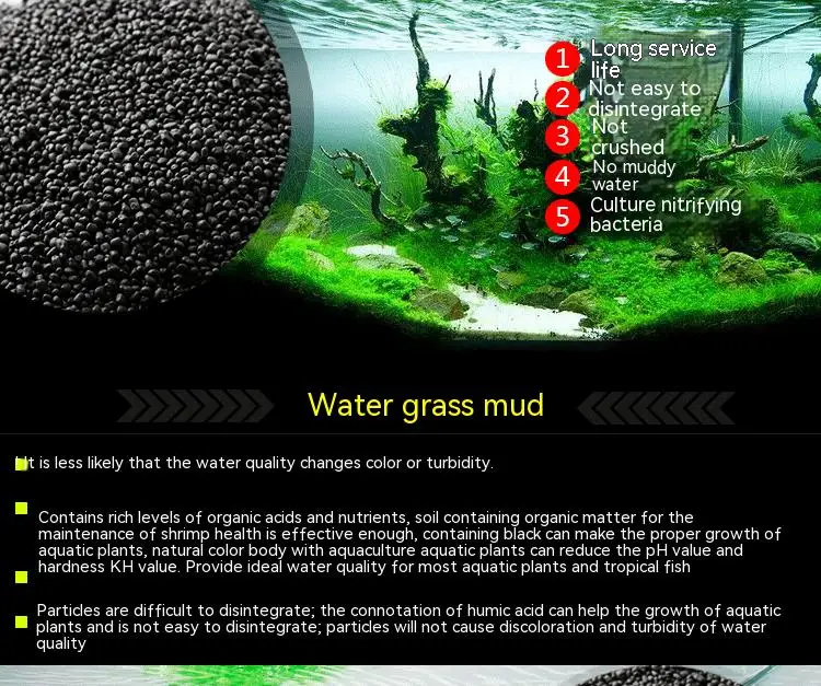 

Aquarium Plant Grass Nutrient Fertilizer Soil Plant Planting Substrate Sand Aquarium Grass Seed Sand Bottom Subsoil Fertilizer