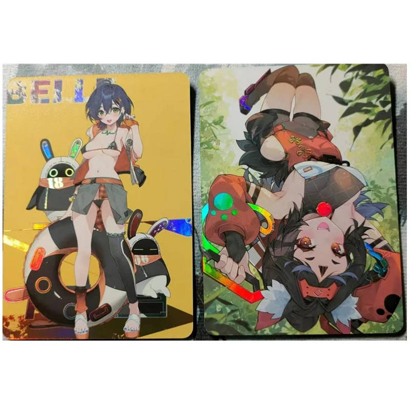 

2 шт./компл. DIY скрытая аниме-карта Zenless Zone Zero серии ACG сексуальная телесная карта игрушка подарок игра домашние аниме комиксы коллекционные карты