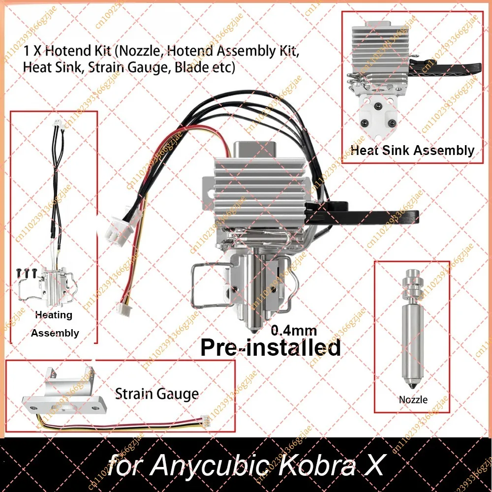 0.4mm Pre-Installed Hotend Kit - 3D Printing File Format review and price