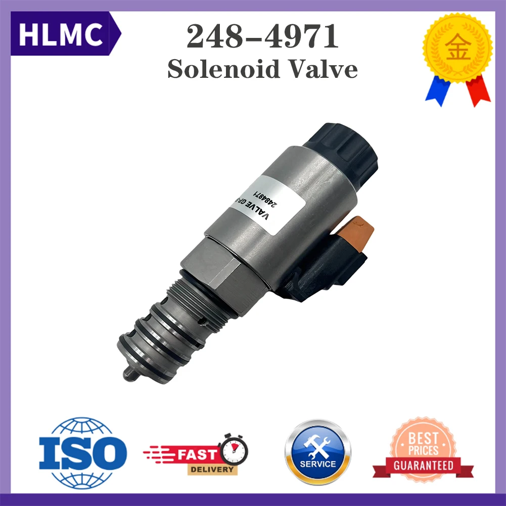 Excavator Spare Parts Solenoid Valve 248-4971 2484971 CA2484971 For Solenoid Valve E305 E305.5 E306E E307E E308E