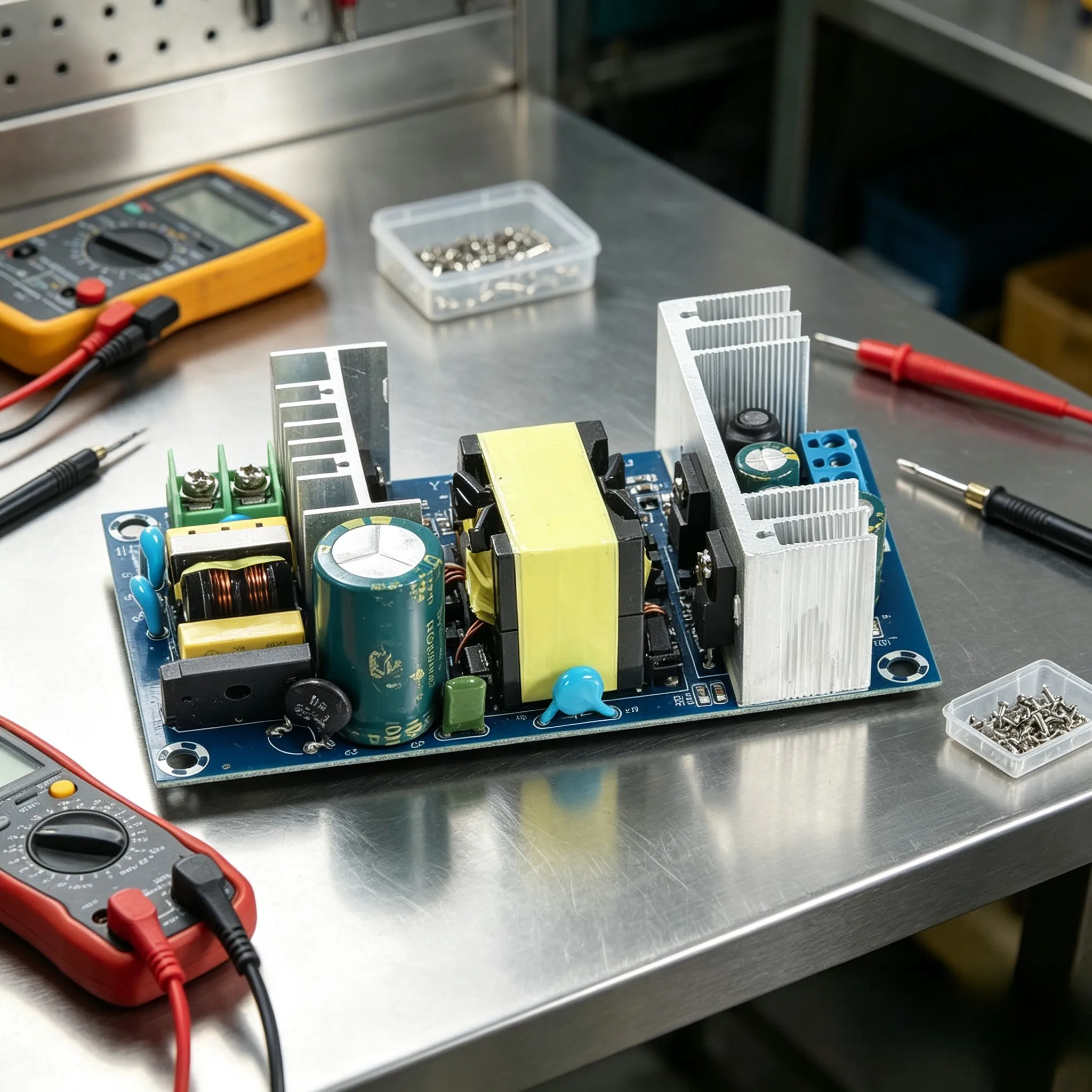 Switch Mode Board 36V Power Supply For Industrial Applications Power Supply Compact Metal Case Global Voltage Compatible