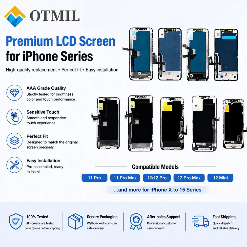 True OLED Incell Display For Iphone X XR XS Max 11 12 13 14 15 Pro Pro Max XS 12 13 Mini 14Plus Touch Screen Replacement + Tool