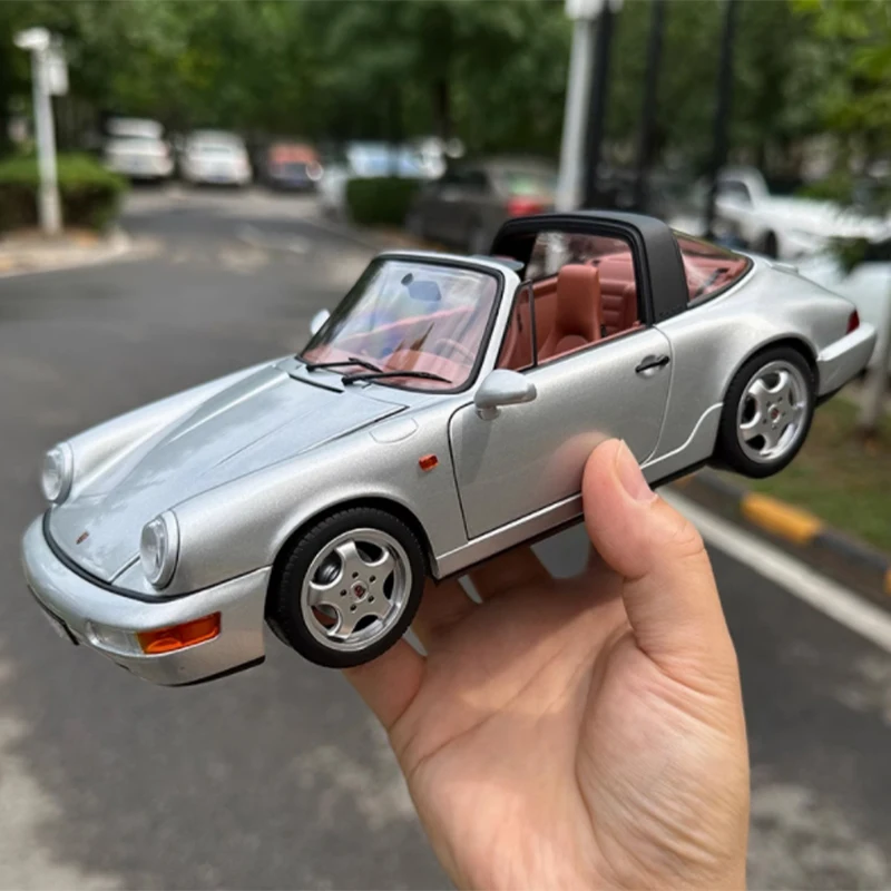 NOREV Diecast Original 1:18 Scale Porsche 911 964 Carrera Targa Sports Car Simulation Alloy Car Model Static Collectible Gift