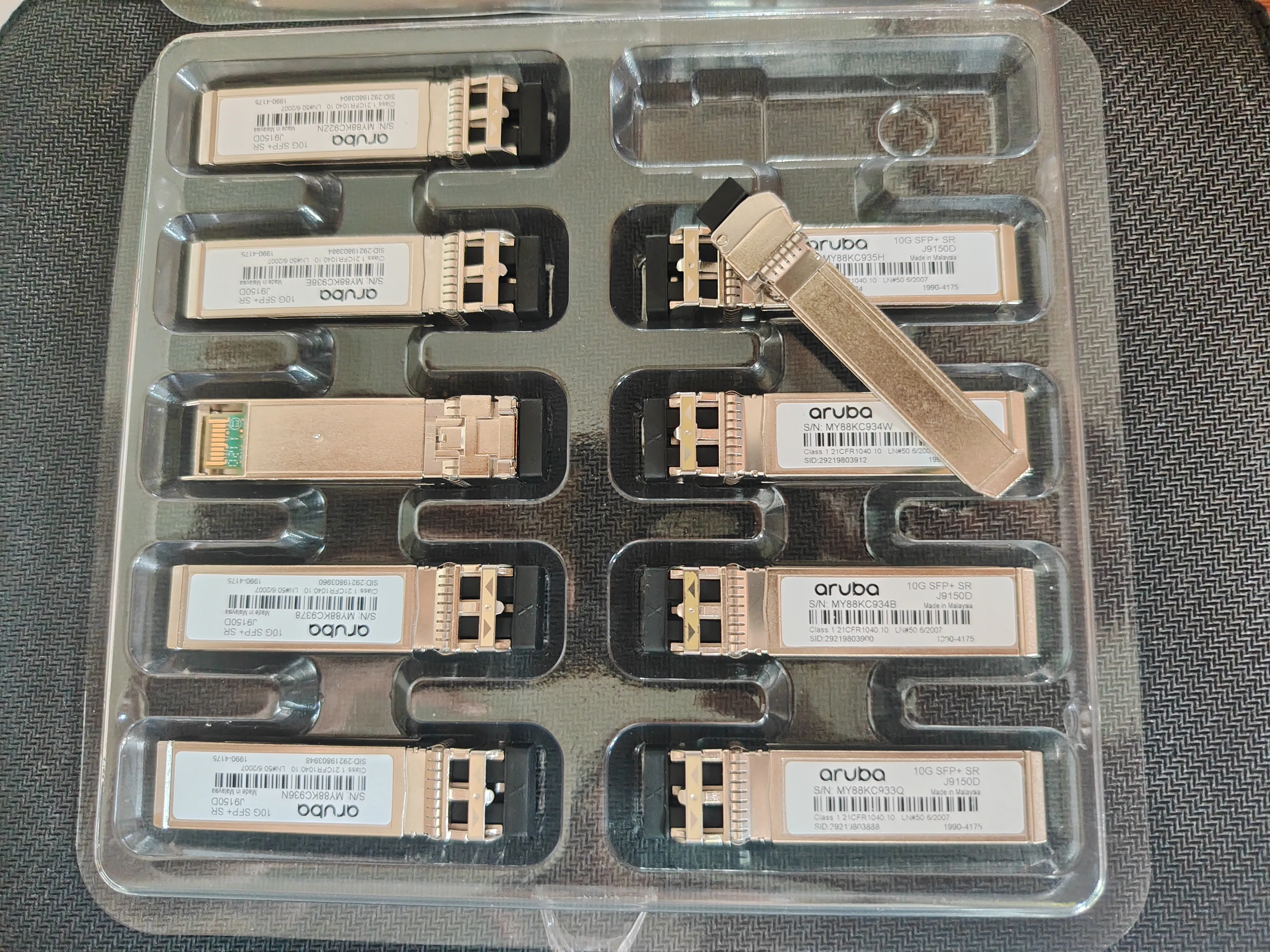 New J9150A  J9150D 10GB SFP+SR Fiber Transceiver 1990-3882 1990-4175 10G 850NM SFP Optical Network Module
