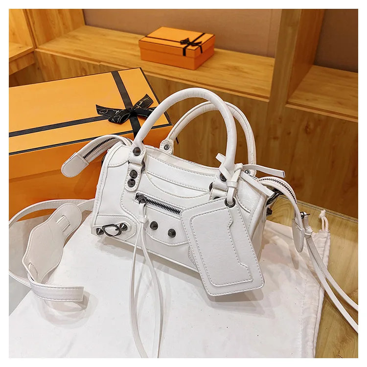 

Edgy Studded Underarm Bag 2026, Biker Chick Shoulder & Crossbody Purse, Y2K Inspired Hardware Bag, Punk Rock Ladies Bag