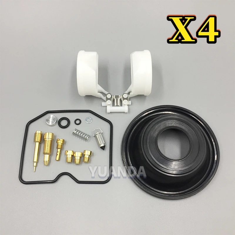 Motorcycle Carburetor Repair Kit For Kawasaki ZRX1100 ZRX 1200 GPZ1100 ZRX1200R With Vacuum Diaphragm and Float