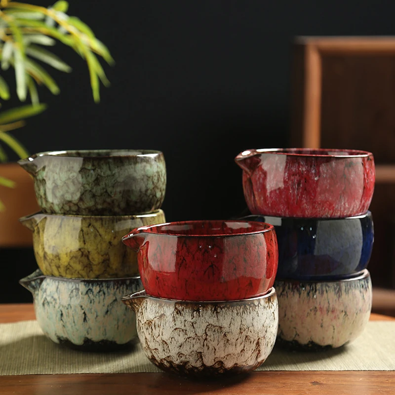 

450ml Ceramic Matcha Bowl Tranditional Teaware Kung Fu Water Cup Matcha Power Whisking Container Tea-making Accessories