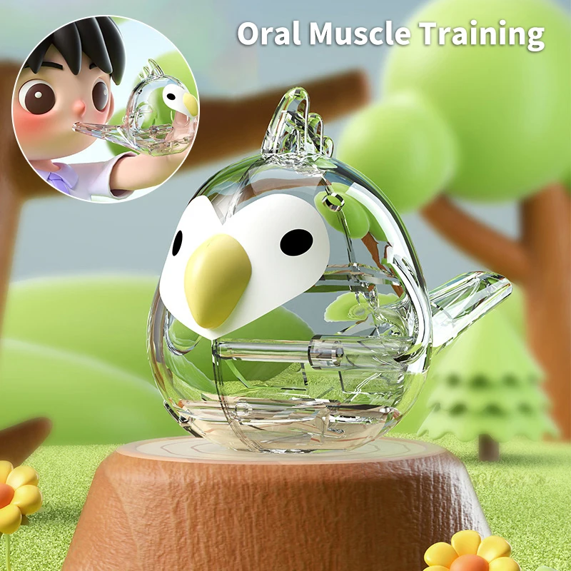 

Transparent Water Bird Whistling Toy Children Oral Muscle Pronunciation Training Specific Whistle Pronunciation Training Tools