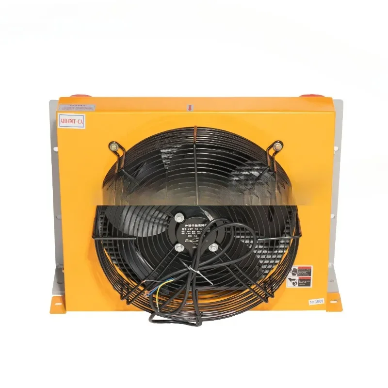 manufacturer Credit Seller Ah Plate Fin Heat Exchanger Hydraulic Air Cooled Oil Radiator Oil Cooler with Fan