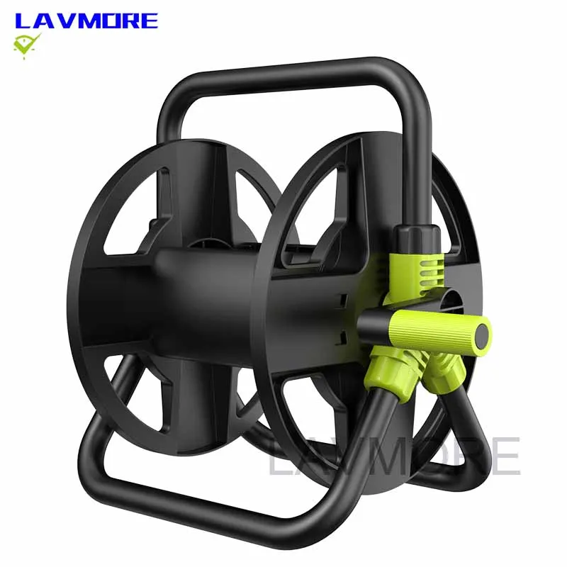 New 20M  Portable Garden Reel Garden Pipe Storage Cart Pipe Water Pipe Car Roll Rack Portable Shelf Bracket Garden Shaking Tools