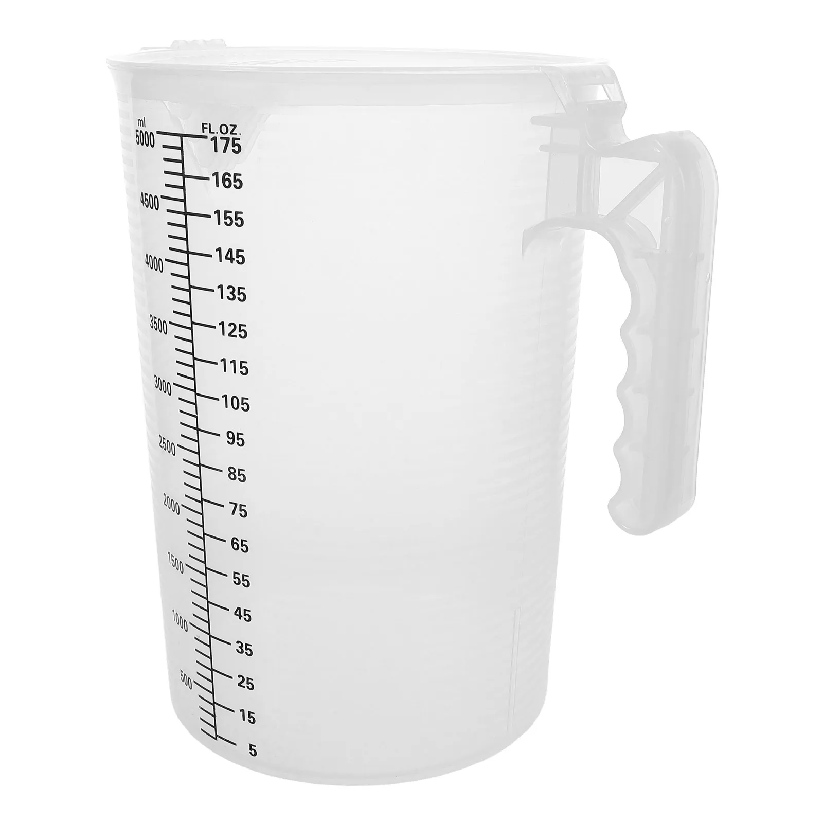 

Large Capacity Measuring Pot Food Grade Transparent Plastic Graduated Cup Precise Scale Markings For Liquid Juice Milk Tea