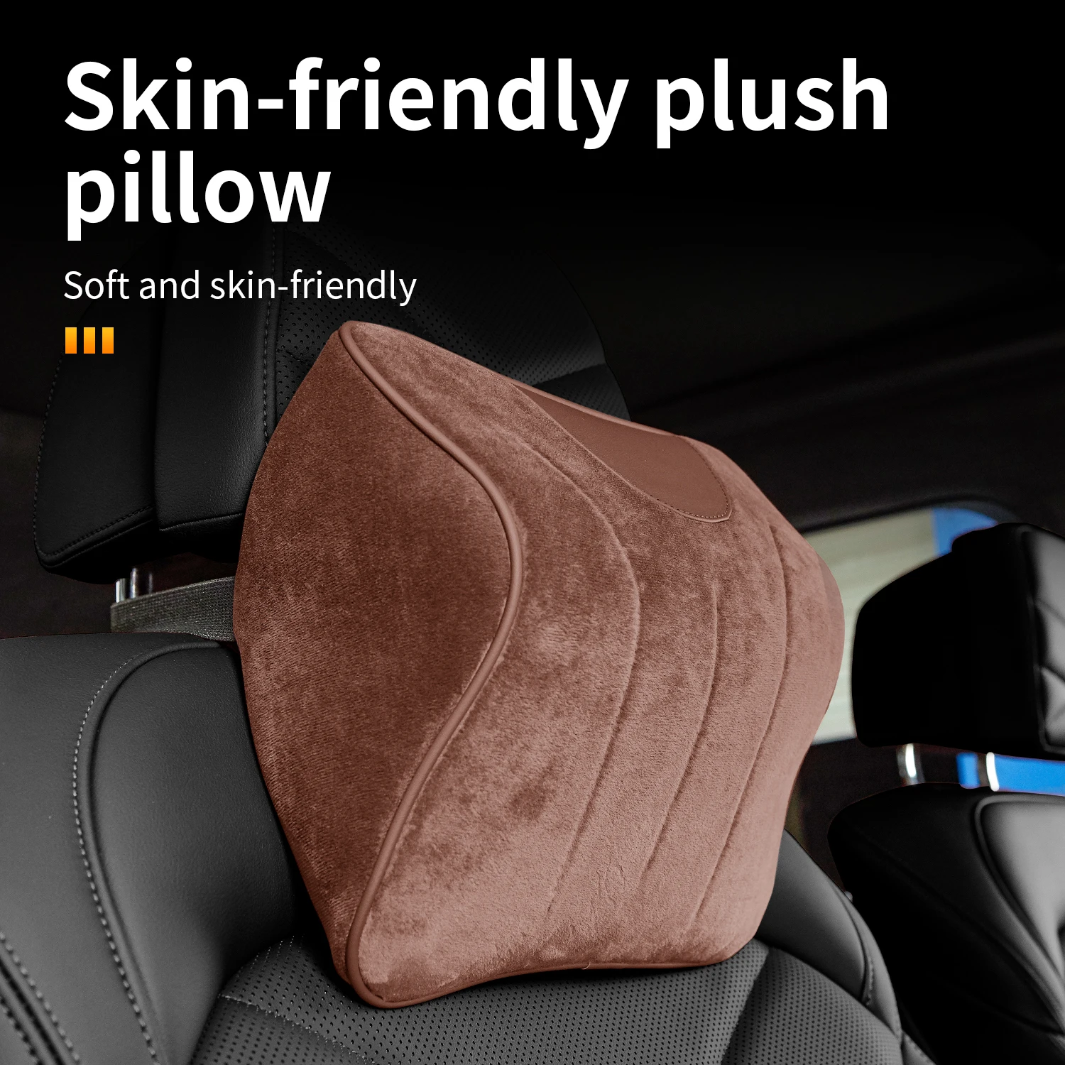 

Thick plush car seat headrest comfortable and soft suitable for Tesla Model 3/Model S/Model X/Model Y/Cybertruck/Tesla Semi